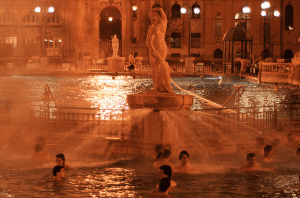 Night in Szechenyi Bath