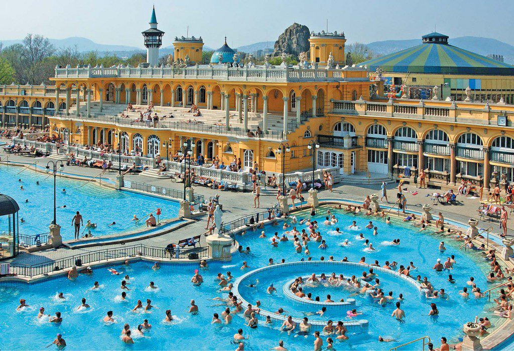 Szechenyi Spa Baths Outdoor Pools