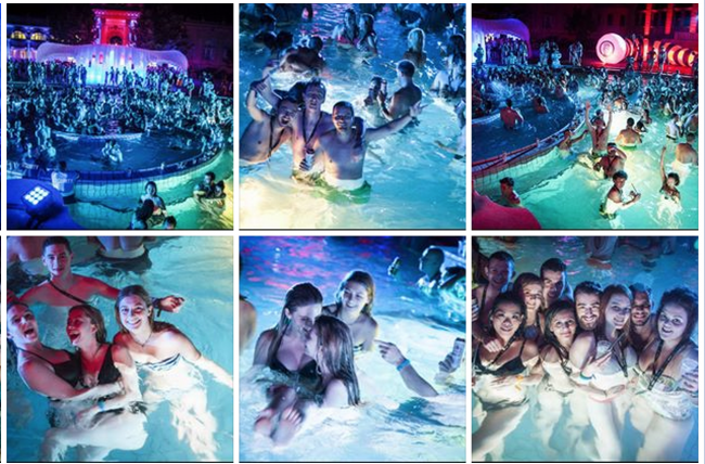Budapest Bath Party Szechenyi 2015 Party Goers
