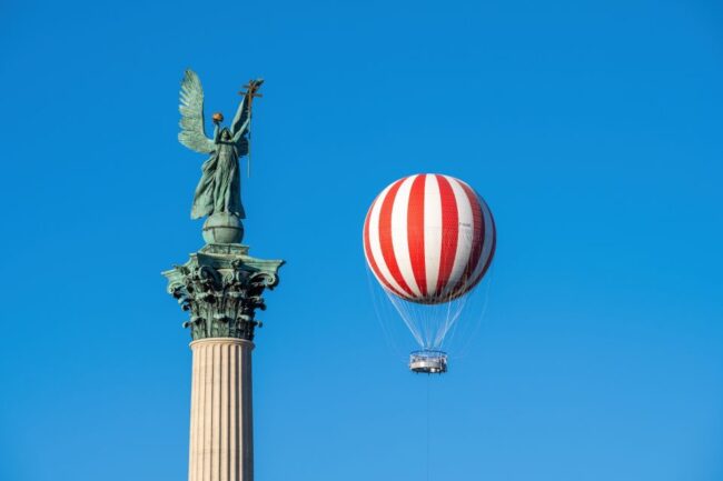 Hot Air Balloon Budapest City Park Guided Tour