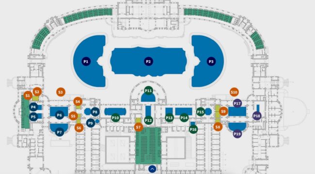 Szechenyi Bath Budapest Indoor and Outdoor Pools Map Floorplan